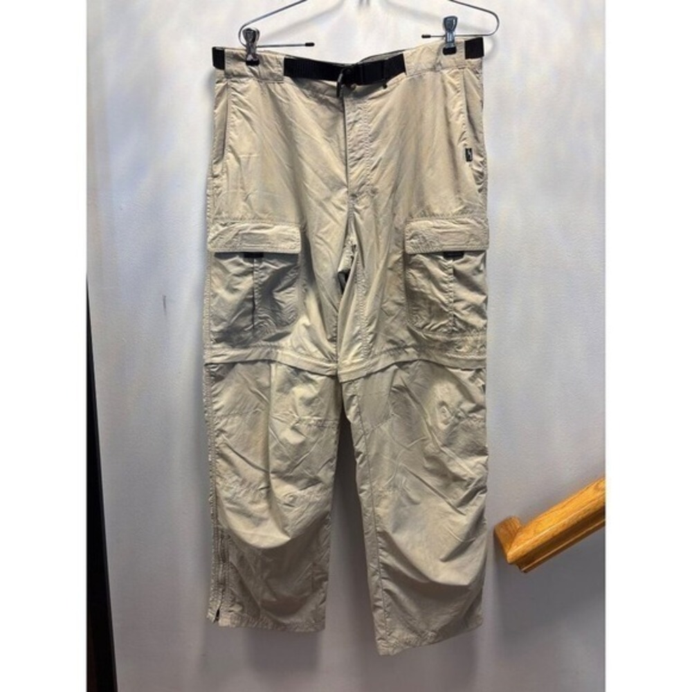 Outdoor Research Mens Convertable Zip Off Cargo Hiking Pants Khaki Size 34x30‎
